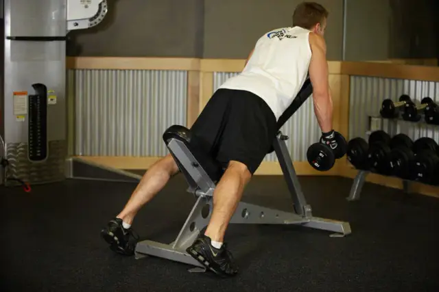 Middle Back Shrug — End