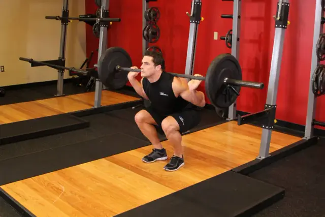 Narrow Stance Squats — End