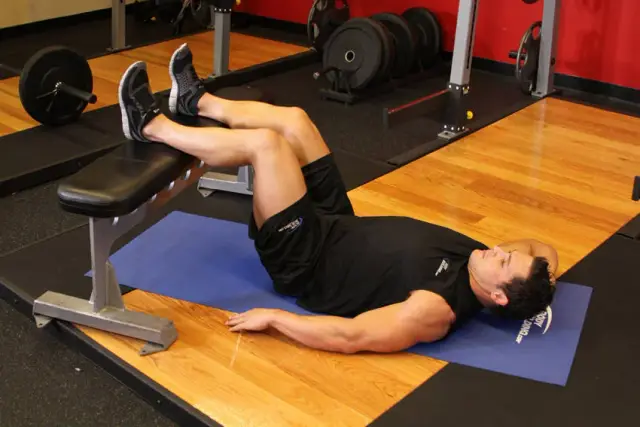 Oblique Crunches — Start