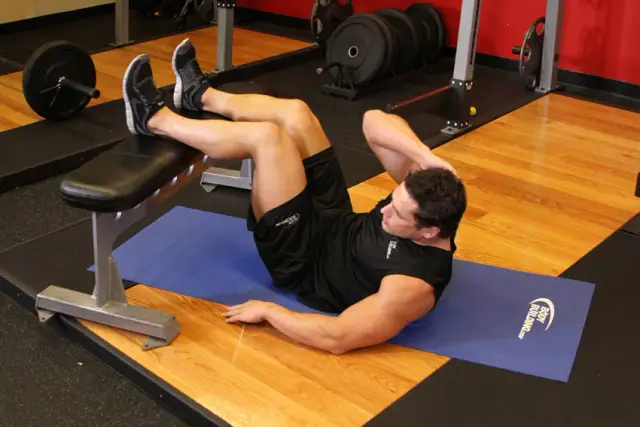 Oblique Crunches — End