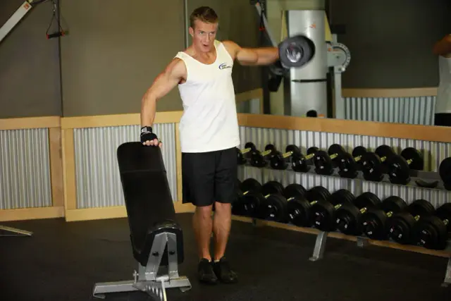 One-Arm Side Laterals — End