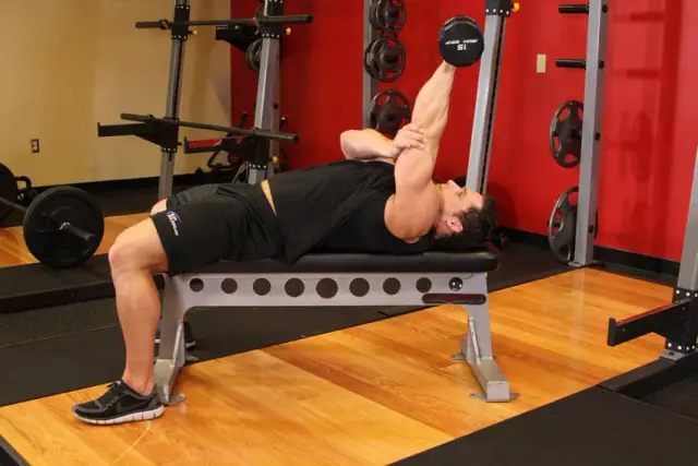 One Arm Pronated Dumbbell Triceps Extension 1