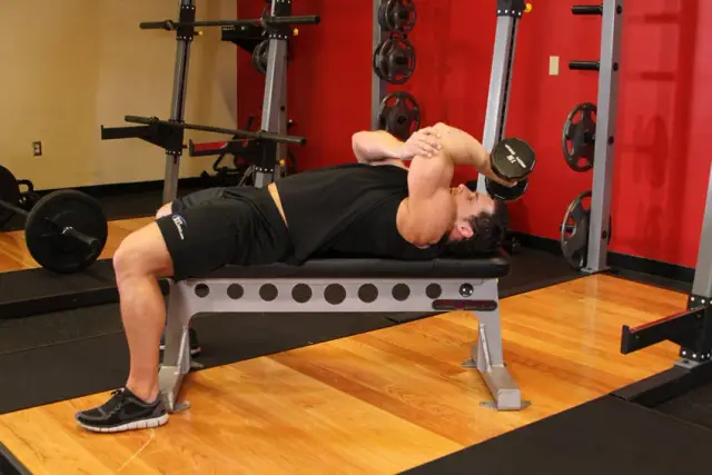 One Arm Pronated Dumbbell Triceps Extension 2