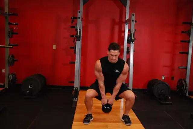 Open Palm Kettlebell Clean — Start