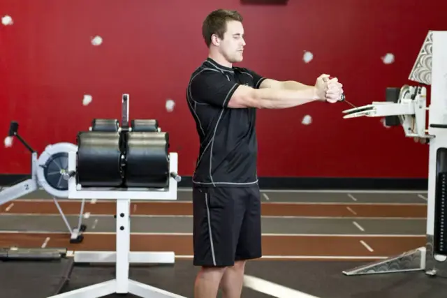Pallof Press With Rotation — End