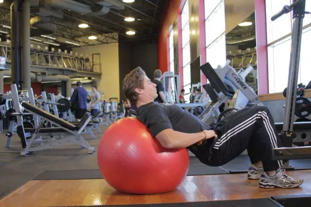 Physioball Hip Bridge — Start