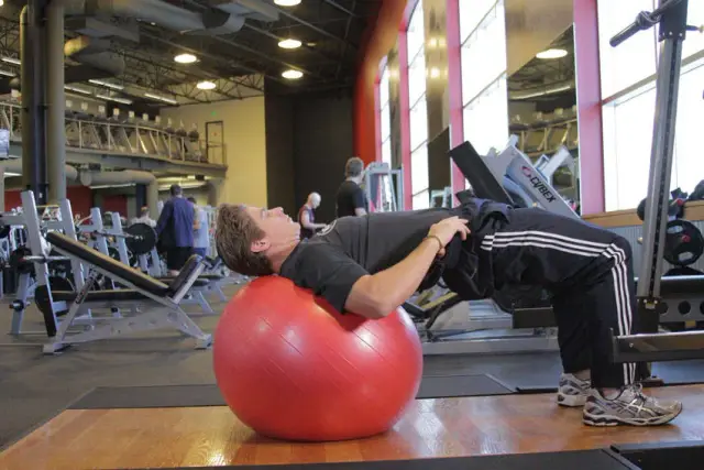 Physioball Hip Bridge — End