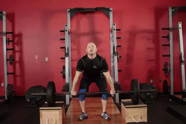 Power Clean from Blocks — Start