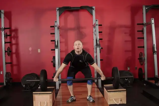 Power Snatch from Blocks — Start
