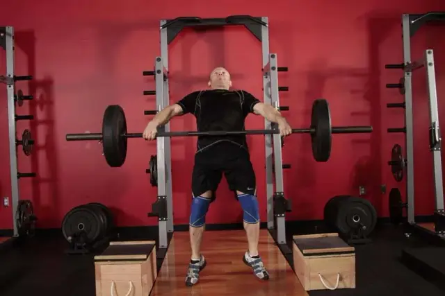 Power Snatch from Blocks — End