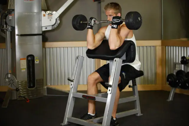 Preacher Curl — End