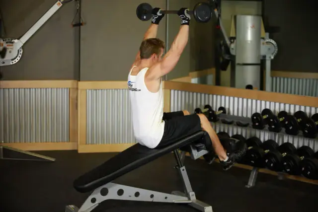Press Sit-Up — End