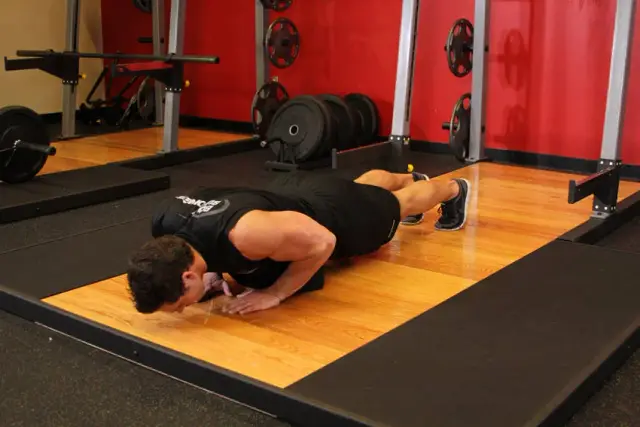 Push-Ups - Close Triceps Position — End