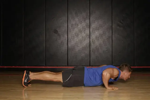 Push Up to Side Plank — End