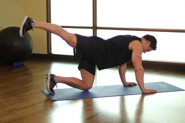 Rear Leg Raises — End