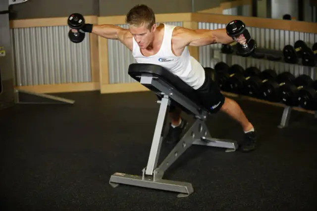 Reverse Flyes With External Rotation — End