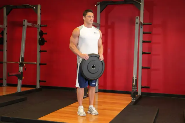 Reverse Plate Curls — Start