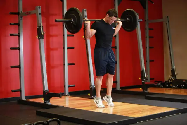 Rocking Standing Calf Raise — End