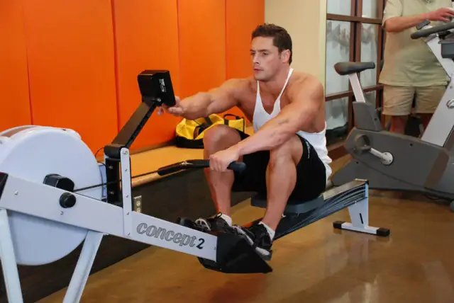 Rowing, Stationary — Start