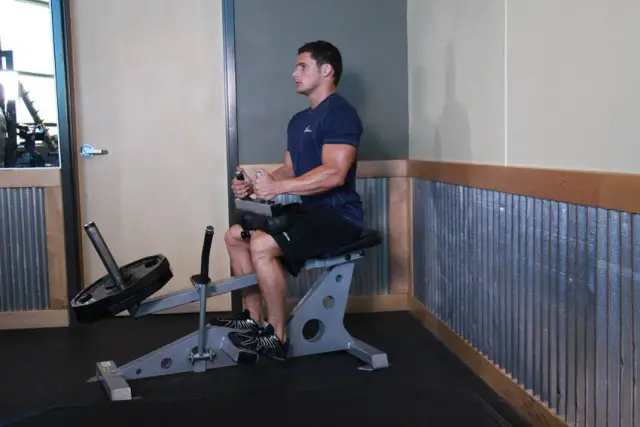 Seated Calf Raise — Start