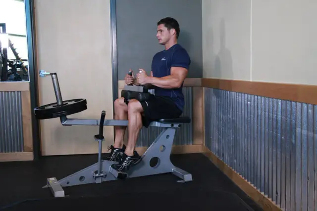 Seated Calf Raise — End