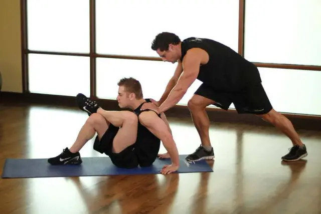 Seated Glute — End