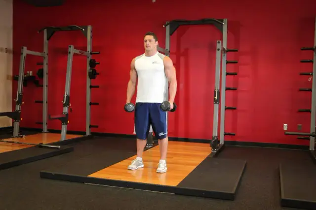 Side Lateral Raise — Start