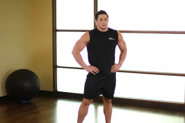 Side Neck Stretch — Start