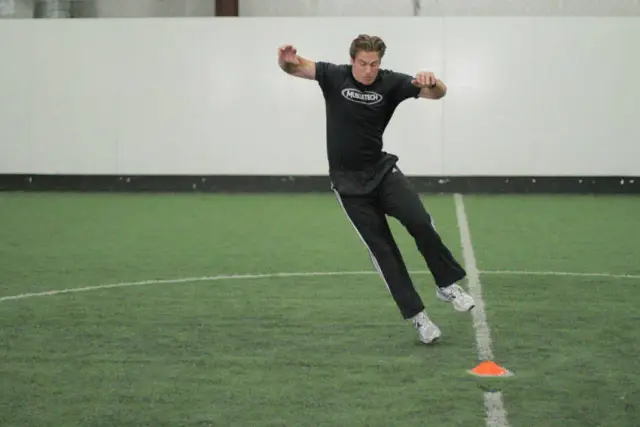 Side Standing Long Jump — End