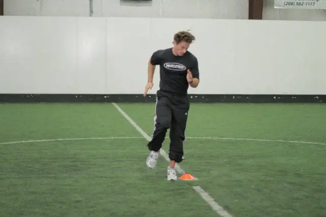 Single-Cone Sprint Drill — Start