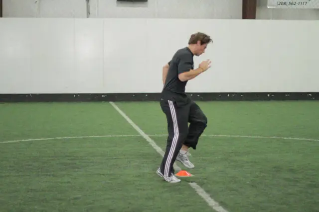 Single-Cone Sprint Drill — End