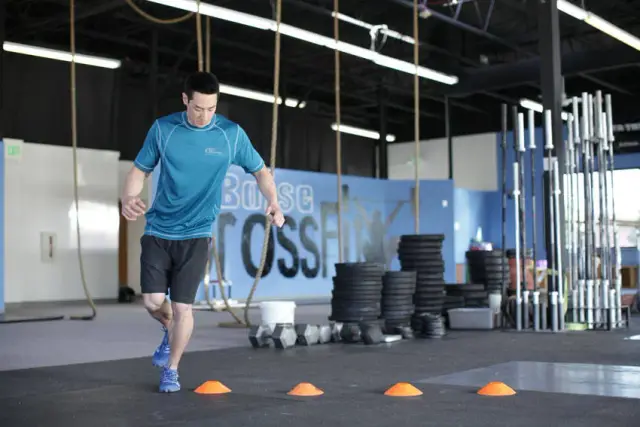 Single-Leg Lateral Hop — Start