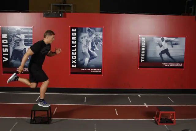Single-Leg Stride Jump — Start