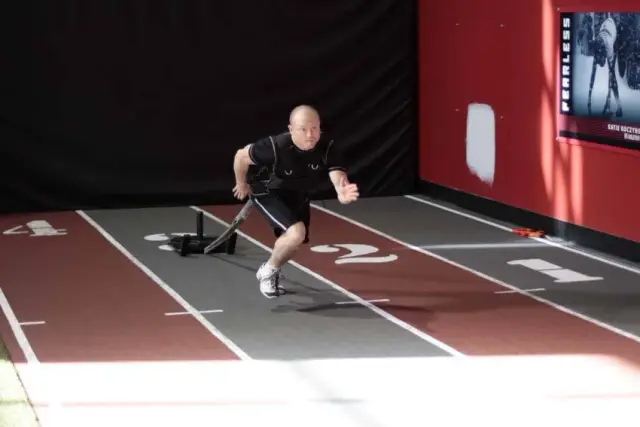 Sled Drag - Harness — Start