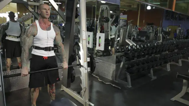 Smith Machine Hang Power Clean — Start