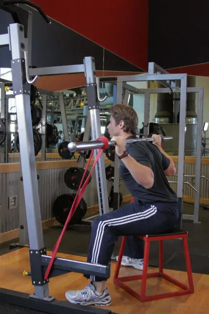 Speed Box Squat — End