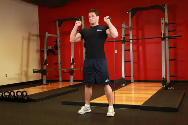Squats - With Bands — Start