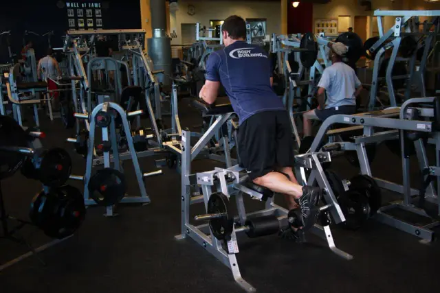 Standing Leg Curl — Start