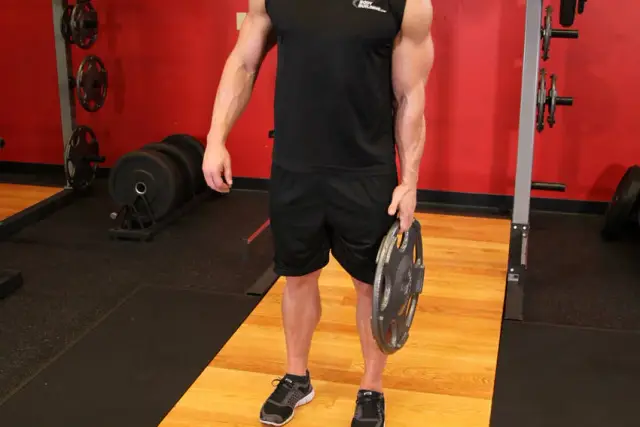 Standing Olympic Plate Hand Squeeze 1