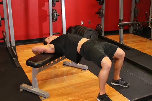 Straight-Arm Dumbbell Pullover — End