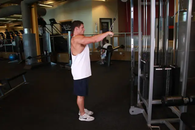 Straight-Arm Pulldown — Start