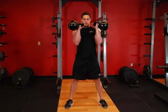 Two-Arm Kettlebell Clean 2