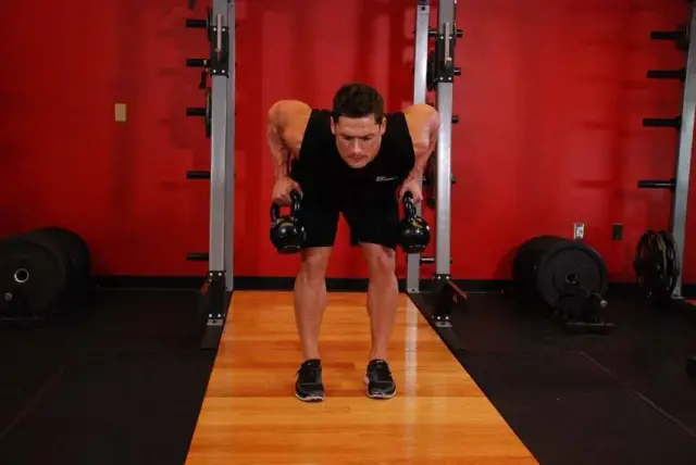 Two-Arm Kettlebell Row 2