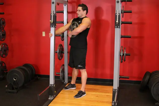 Weighted Sissy Squat 1