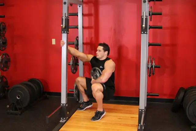 Weighted Sissy Squat 2