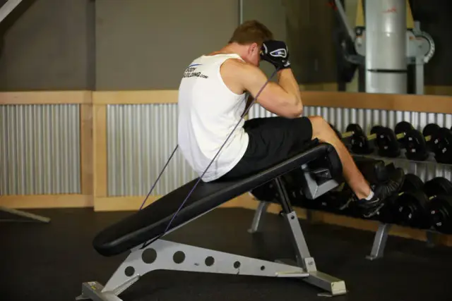 Weighted Sit-Ups - With Bands 2