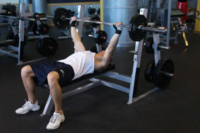 Wide-Grip Barbell Bench Press 1