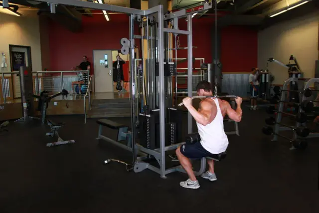Wide-Grip Pulldown Behind The Neck 1