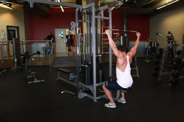 Wide-Grip Pulldown Behind The Neck 2