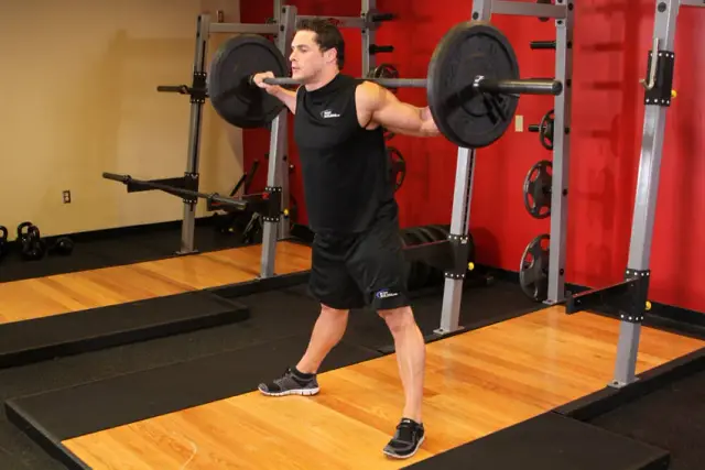 Wide Stance Barbell Squat 1